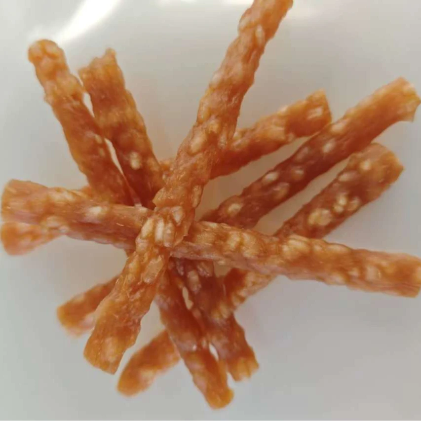 X宠物零食鸡肉大米肉条肉干