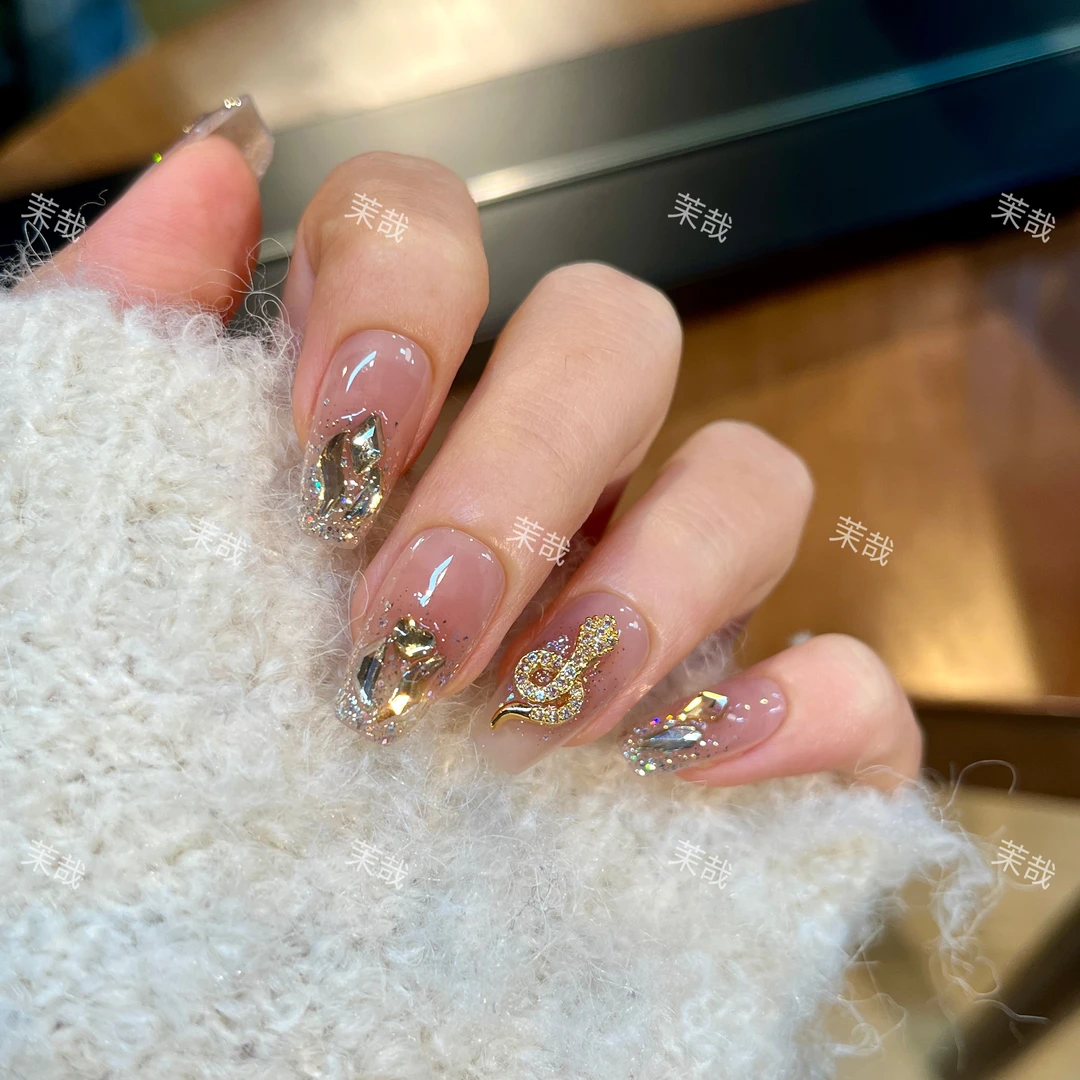 茉哉安娜【蛇来运转】 纯手工可拆卸穿戴甲A3515