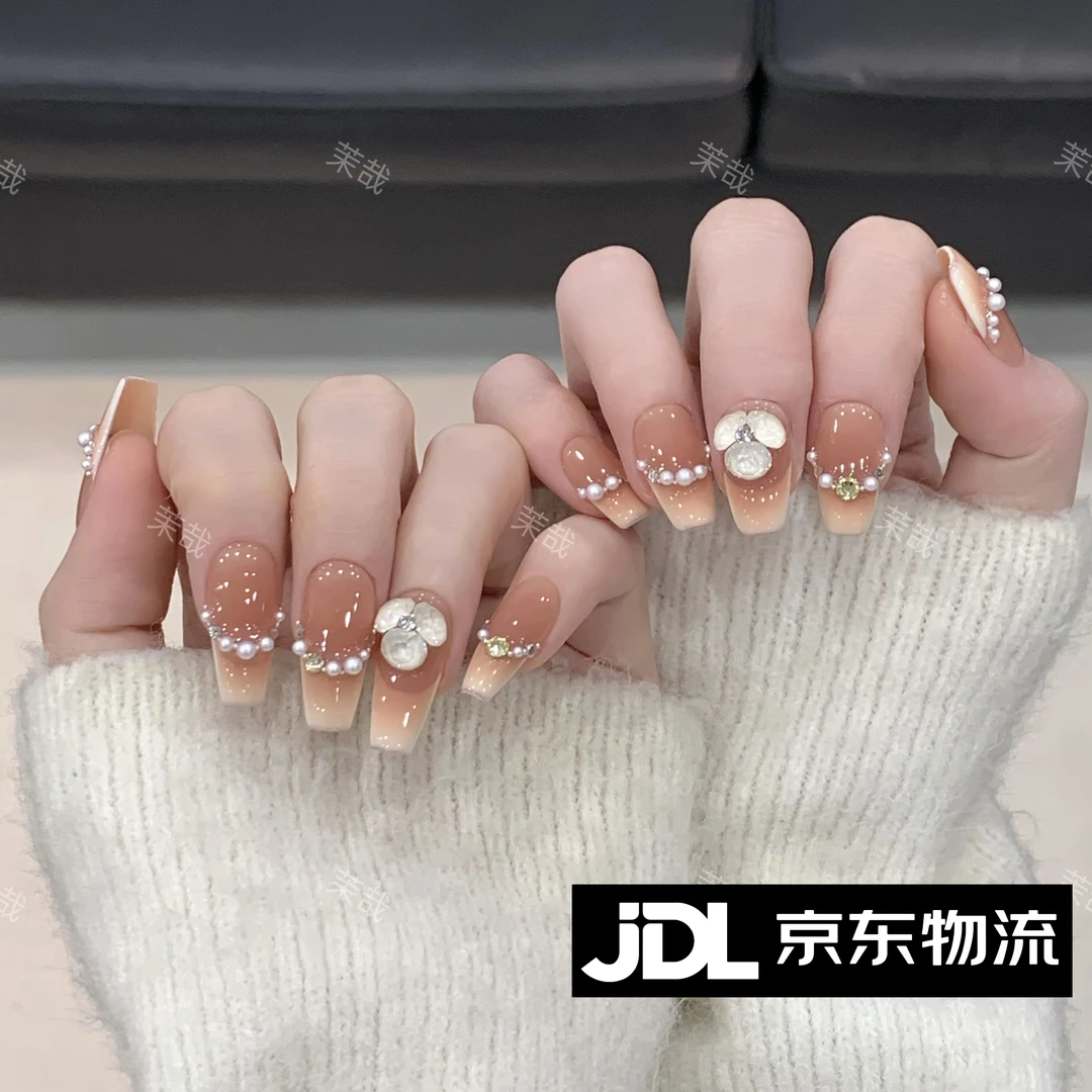 茉哉瑞瑞高定【施家全华/洛可可】纯手工定制美甲拆卸穿戴甲A3385