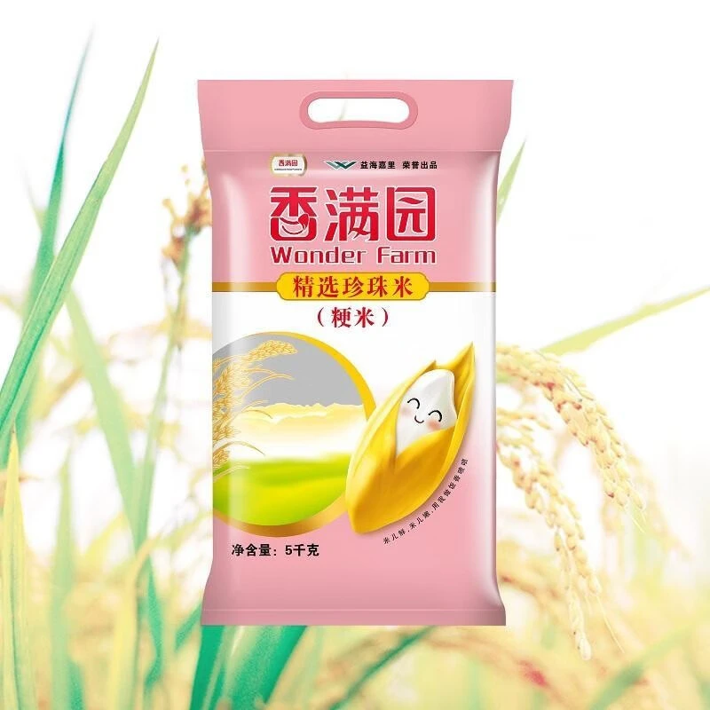 wonder farm/香满园精选珍珠米5KG 家用商用大米粳米一级珍珠米