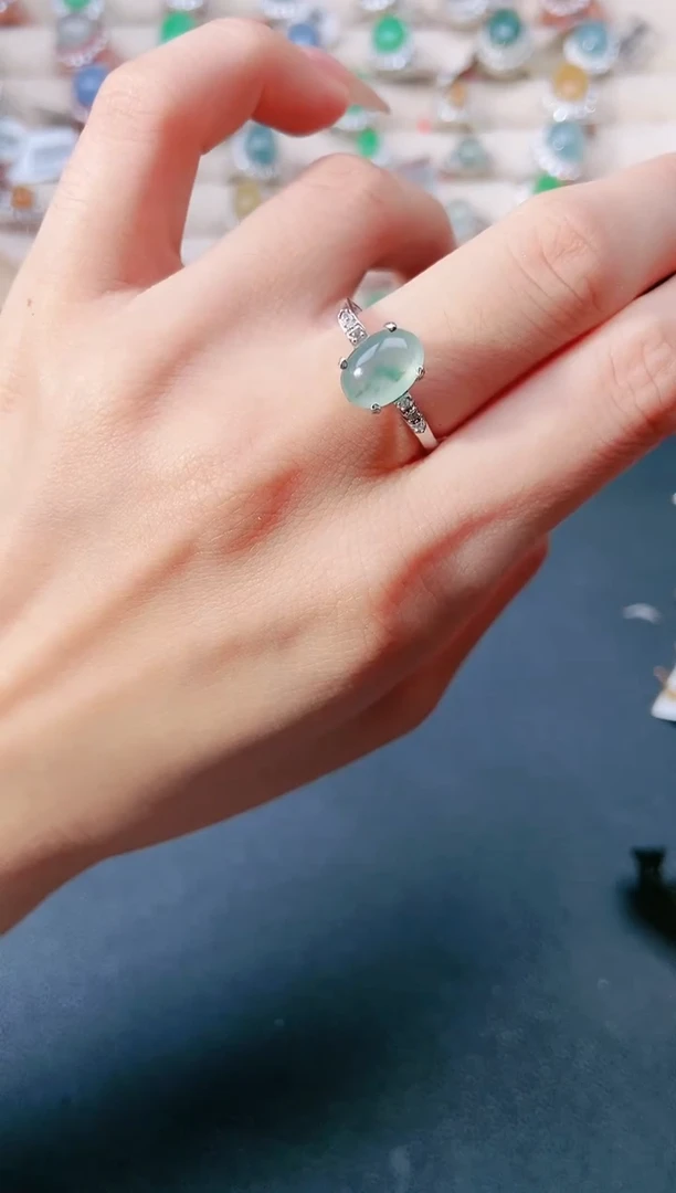 【闪购商品】翡翠吊坠(不含链)银S925镶嵌.