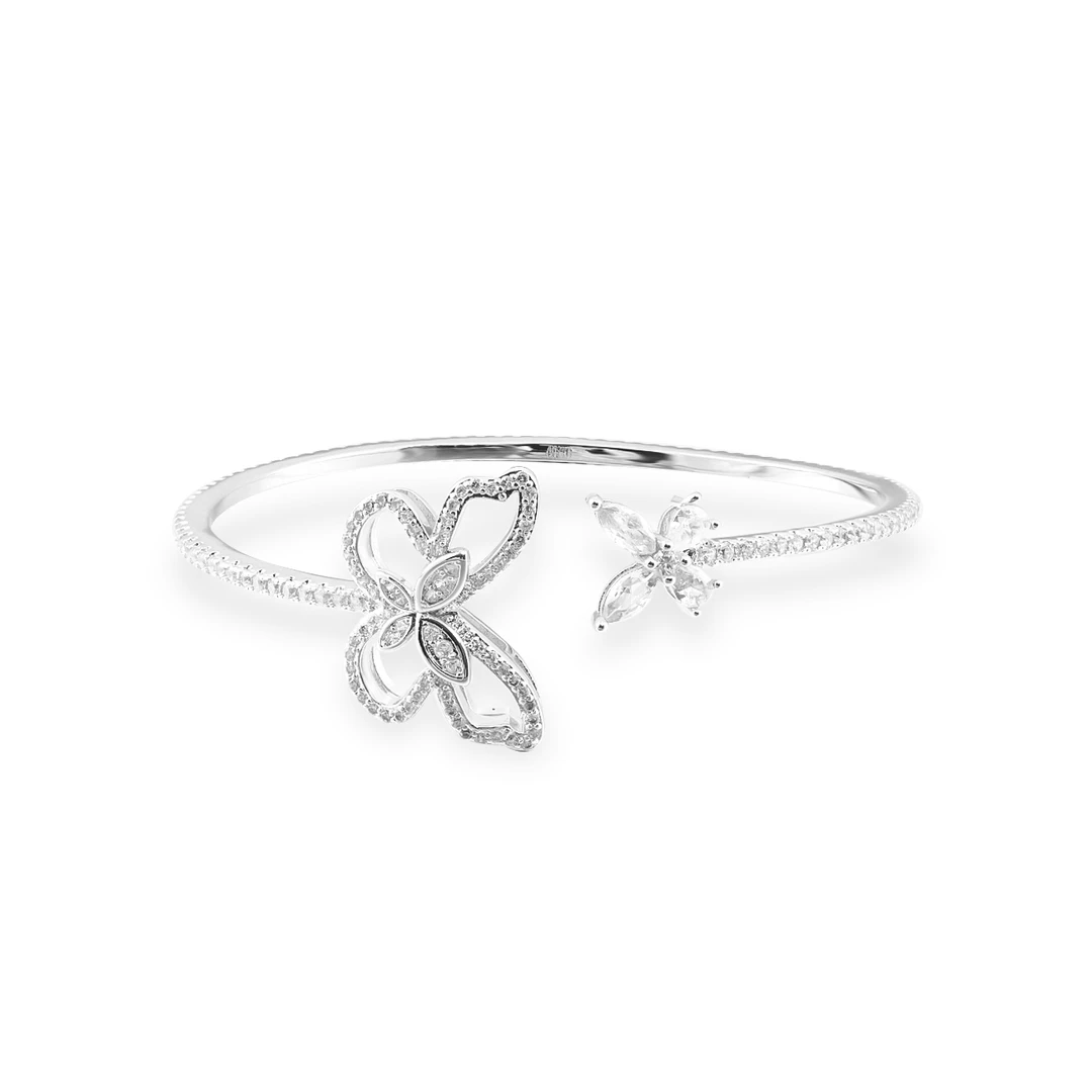 WIC幻影蝴蝶手镯保色轻奢送礼生日礼物男女手百搭镶嵌手环