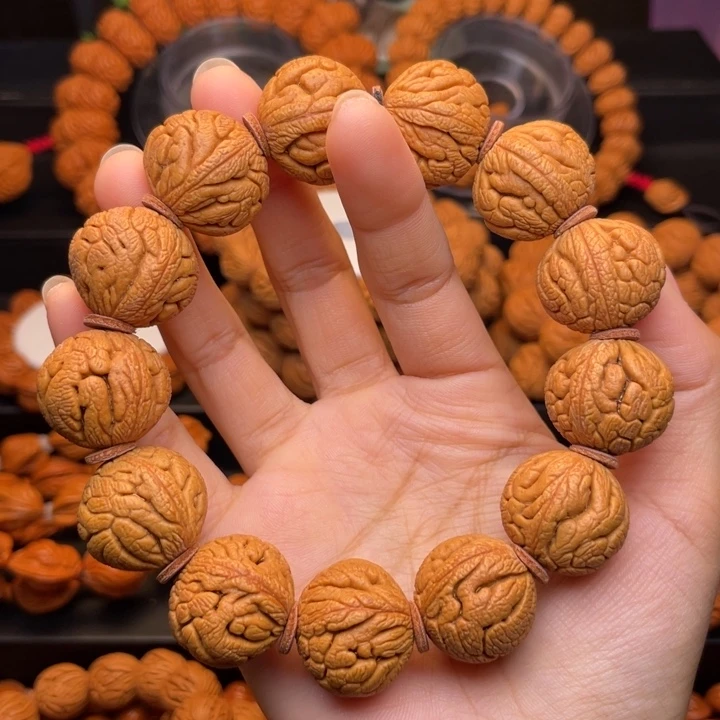 桃核手串22尺寸精品恐龙蛋18