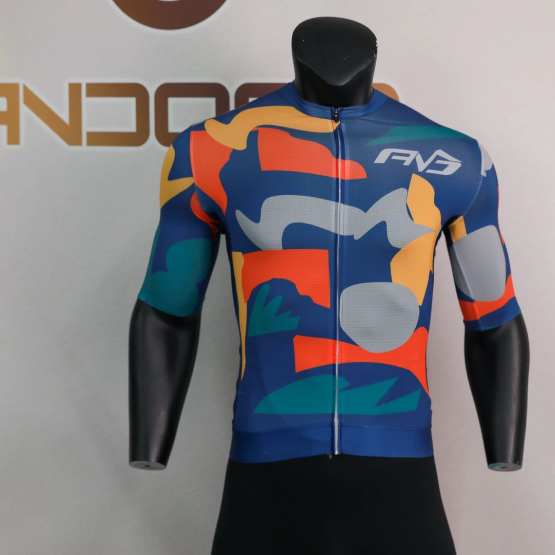 春夏秋骑行服薄短袖上衣男女款竞技版公路自行车单车衣服多色可选