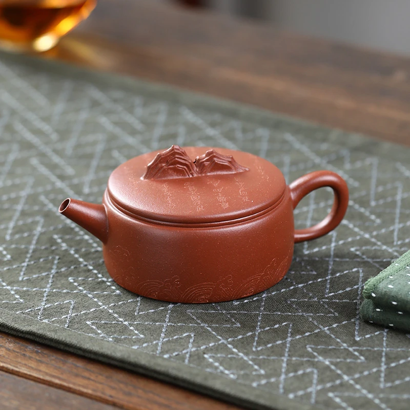宜兴手工紫砂壶 薄胎茶壶原矿生砂降坡泥功夫茶具观山德钟汉瓦