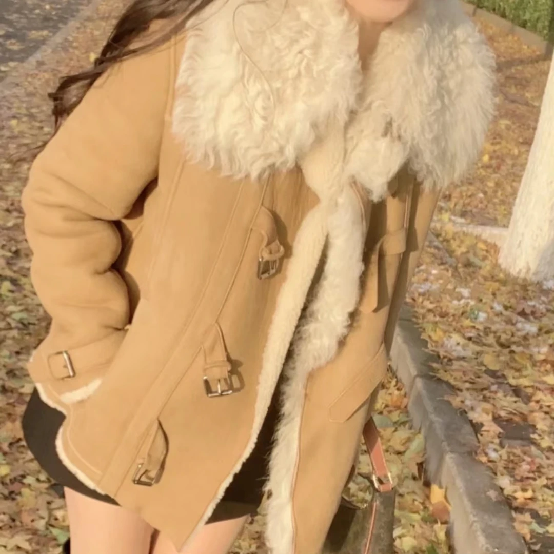 全新未使用 DIOR/迪奥  皮质长袖外套/36