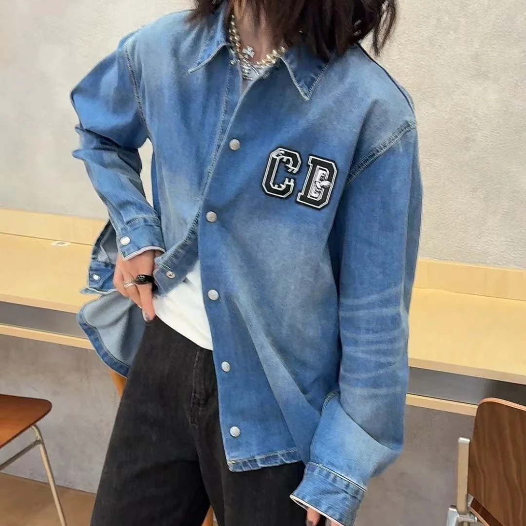 全新未使用 DIOR/迪奥 牛仔长袖外套 蓝色/50