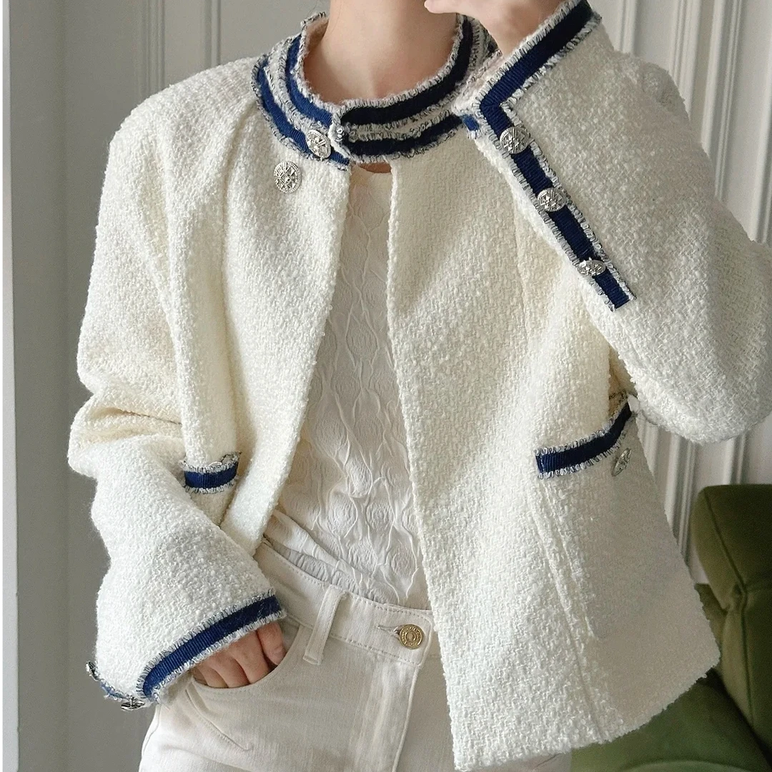 全新未使用 Chanel/香奈儿 长袖外套 米白/34码