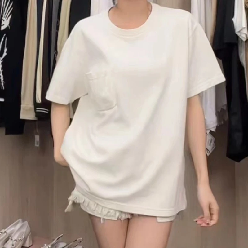 全新未使用  LOUIS VUITTON/3d口袋T恤 /白/M/公价8700