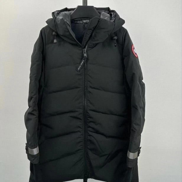 全新未使用 加拿大鹅 连帽羽绒防寒派克鸭绒服/S