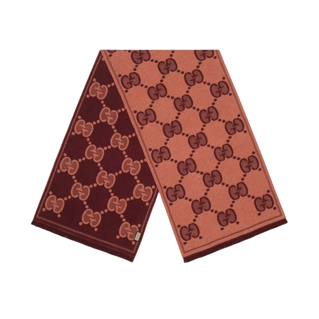 全新未使用 GUCCI/古驰 GG大logo提花羊毛