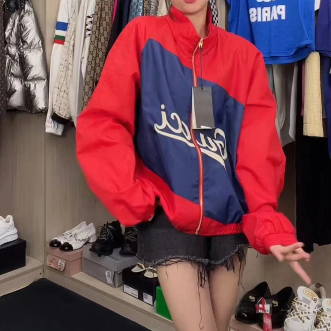 全新未使用 GUCCI/古驰 饰Logo字样休闲夹克外套/50码
