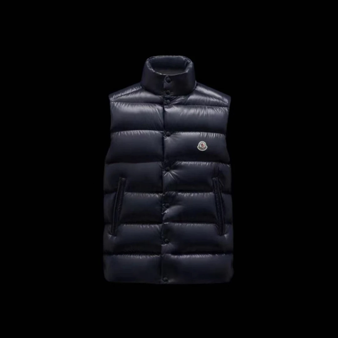 全新未使用  Moncler/Tibb马甲夜蓝色/公价8950/5码