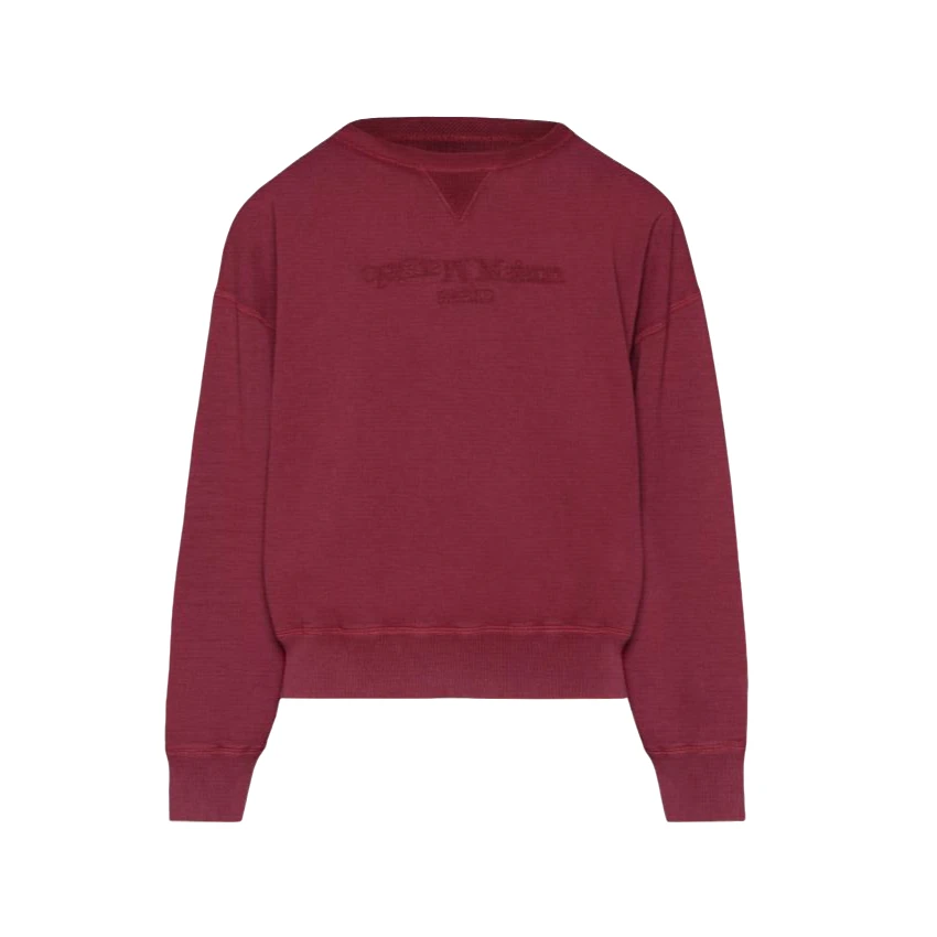 全新未使用 Maison Margiela/梅森马吉拉 反面徽标卫衣/S