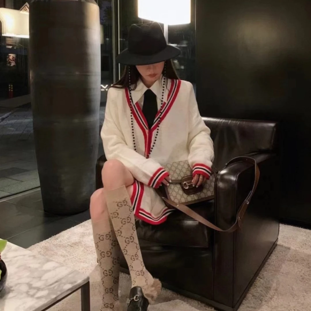 全新未使用 GUCCI/GUCCI 针织长袖开衫外套/M
