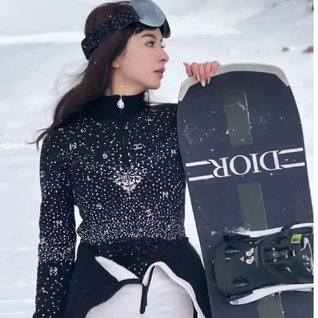 全新未使用 Chanel/香奈儿 满印拉链长袖外套 /38