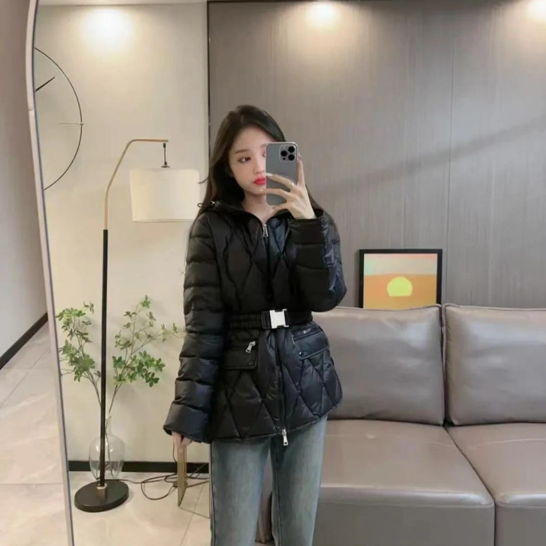 全新未使用 MONCLER  SS23连帽长袖保暖长款鹅绒服/0码
