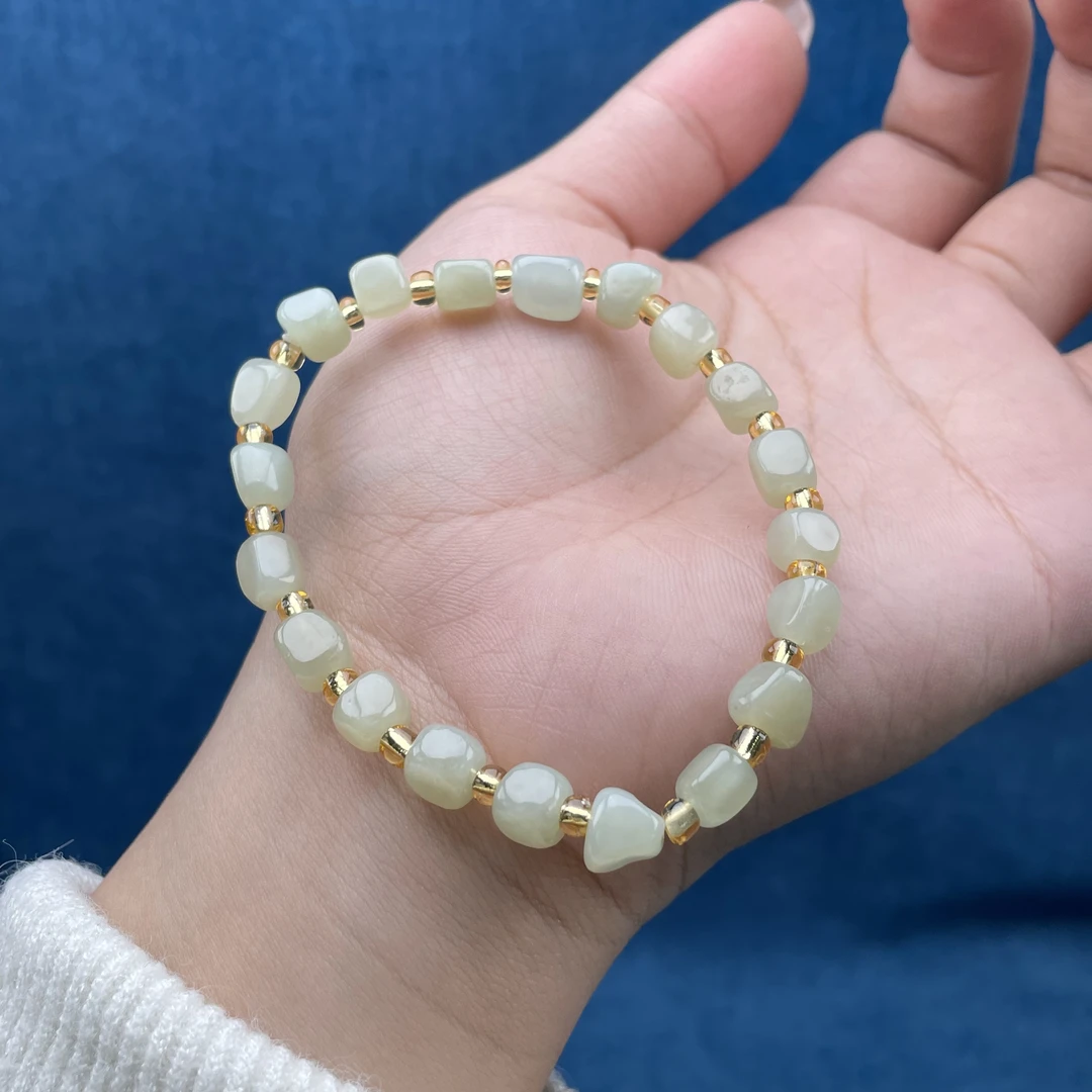 S0199和田玉0随性手串