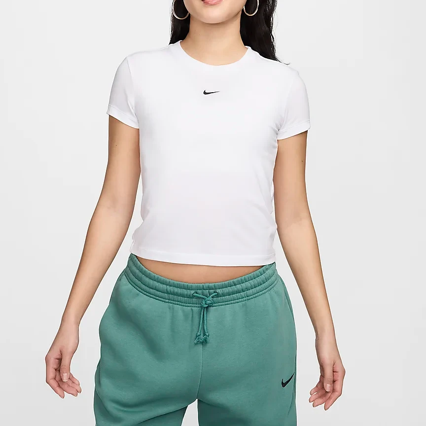 Nike耐克女子运动时尚夏季休闲短袖上衣T恤 FV5509-100