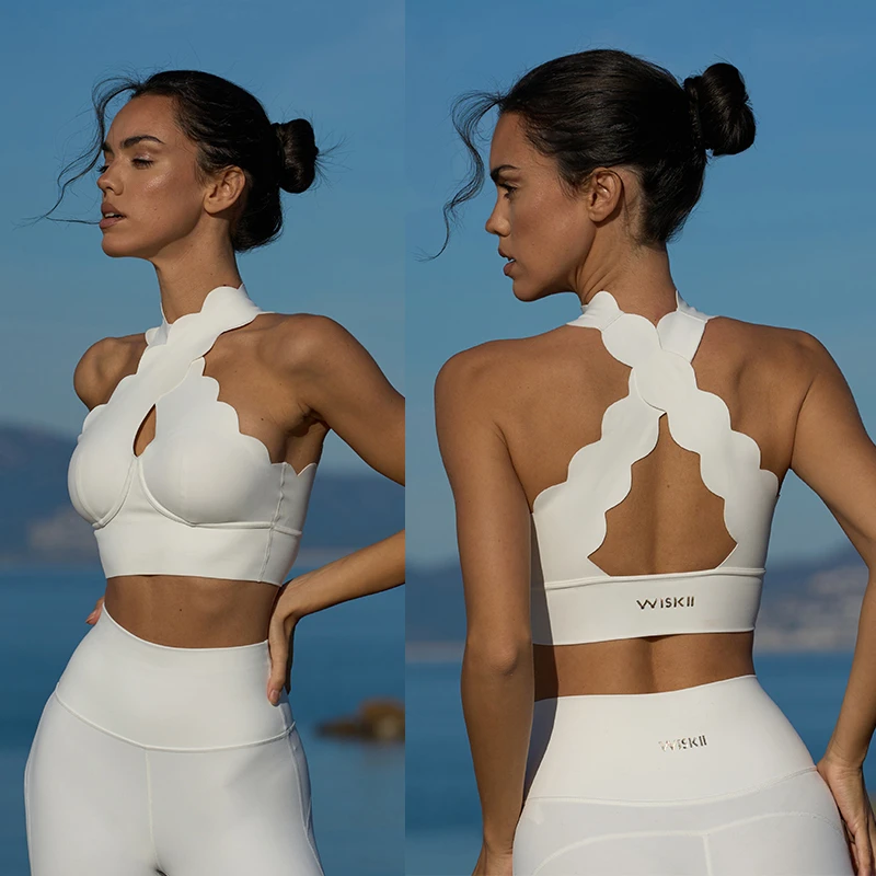 WISKII背心女设计跑步健身上衣瑜伽防震普拉提专业背心女WS231