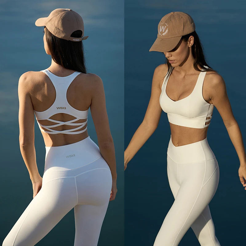WISKII时尚欧美瑜伽背心美背设计上衣跑步高颜值健身衣女
