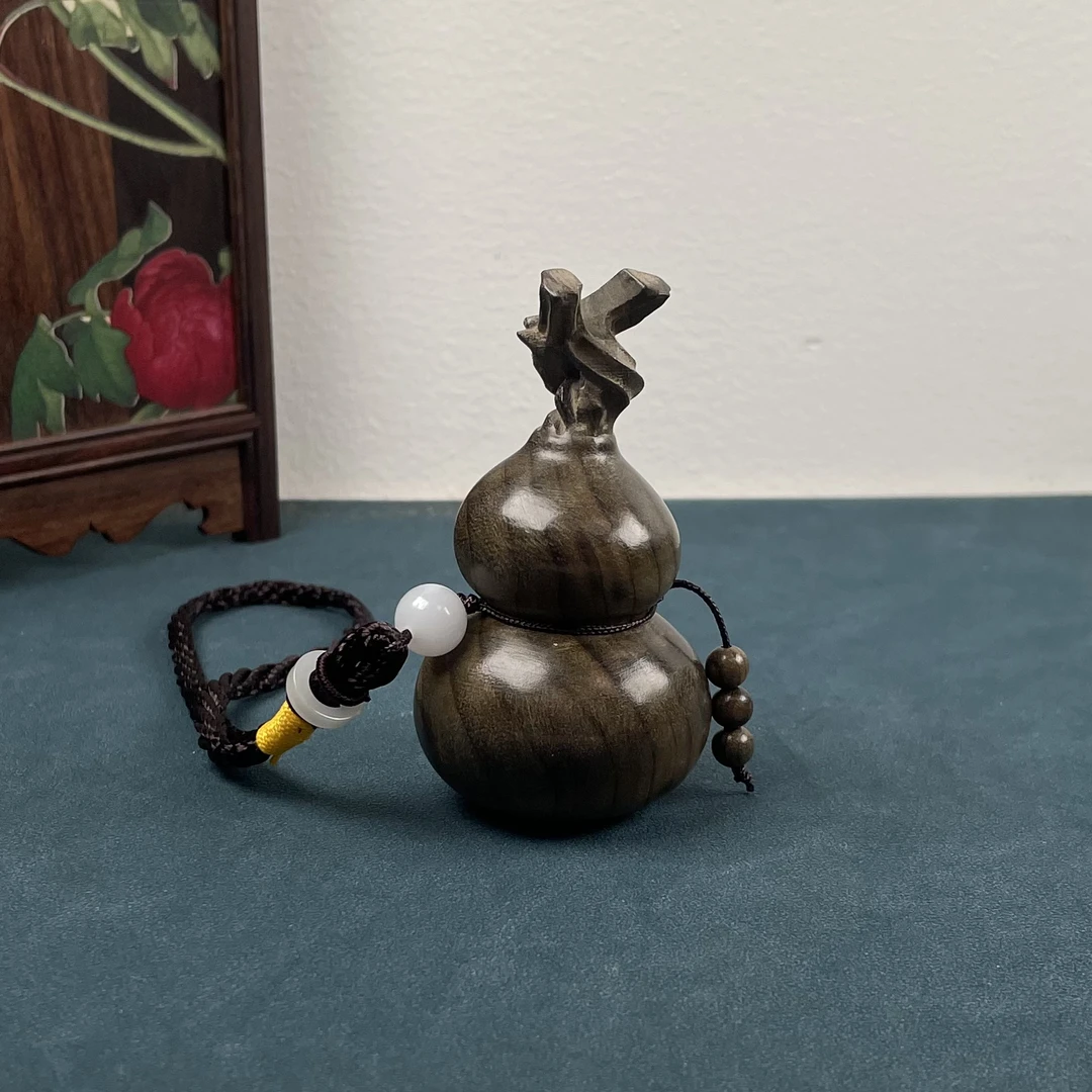 金丝楠木阴沉木葫芦挂件车挂件纹理漂亮饱满圆润多样发一