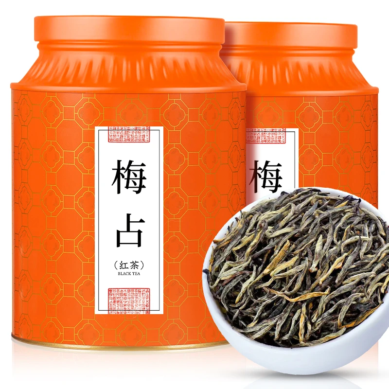 武夷山梅占金骏眉红茶2025新茶汤感细腻润甜甘醇花果香礼罐装250g