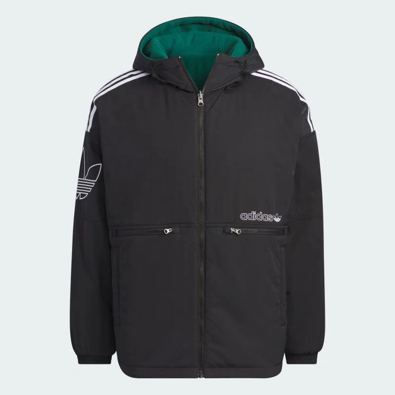阿迪达斯/adidas三叶草男子棉服棉服潮流休闲IU4785