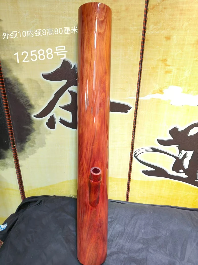 12588号缅甸红豆杉特色水咽筒，整体无拼接风干老料不易开裂变形