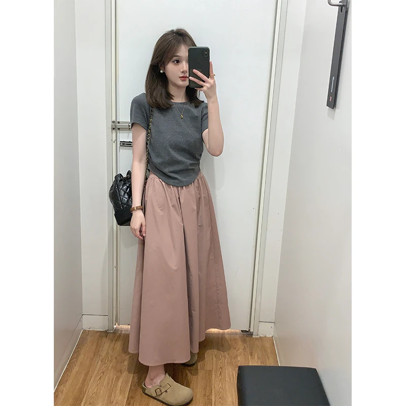 富贵rich【森林雾语】小个子半身裙女2023年新款裙子 26231B5807