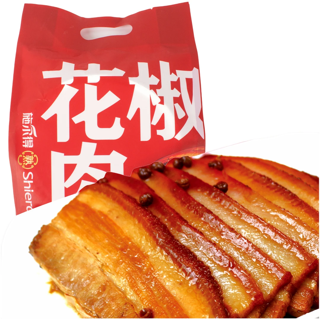 【施尔得送到家】花椒肉400g*4碗唐山特色精品五花肉蒸制京东包邮到家解馋零食美食