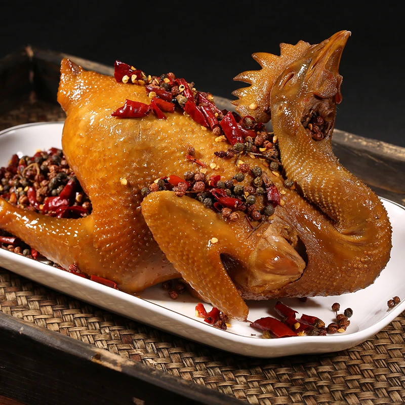 广西正宗麻椒鸡真空包装手撕椒麻鸡熟食特产800g*2只