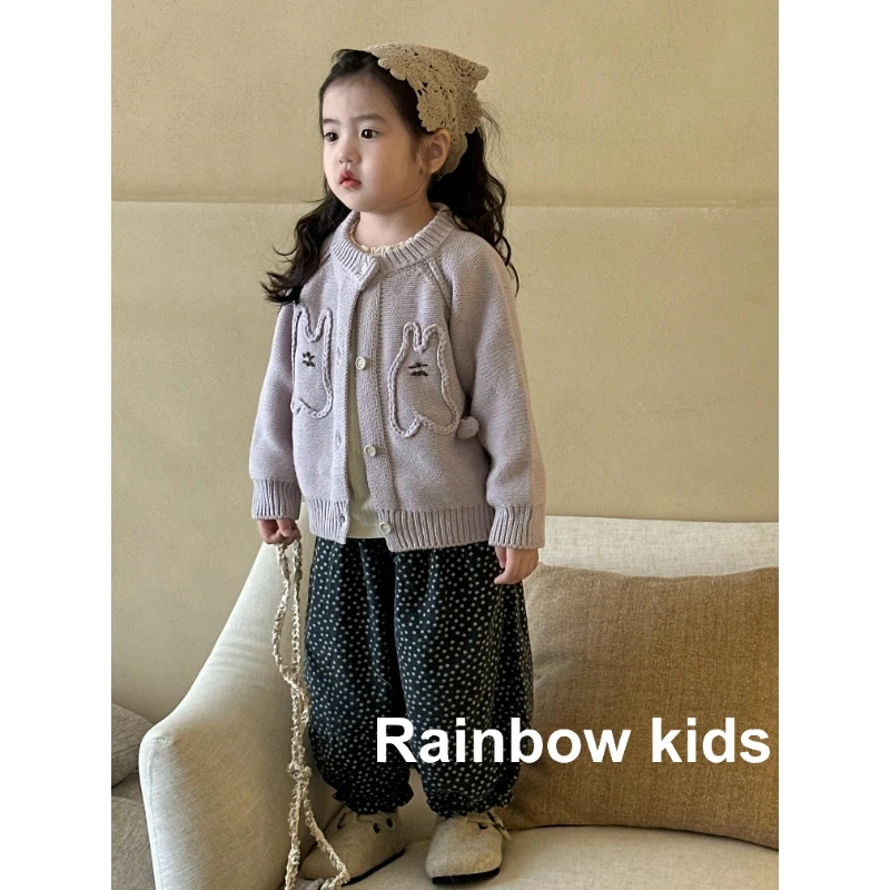 【Rainbow】2024秋款〈芋芋香奶〉针织套装-66234