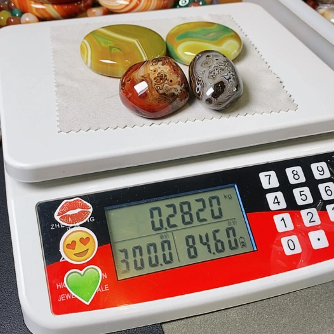【闪购商品】玛瑙/玉髓手把石五毛未镶嵌K****N