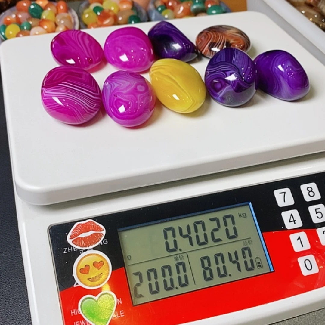 【闪购商品】玛瑙/玉髓手把石两毛未镶嵌金*