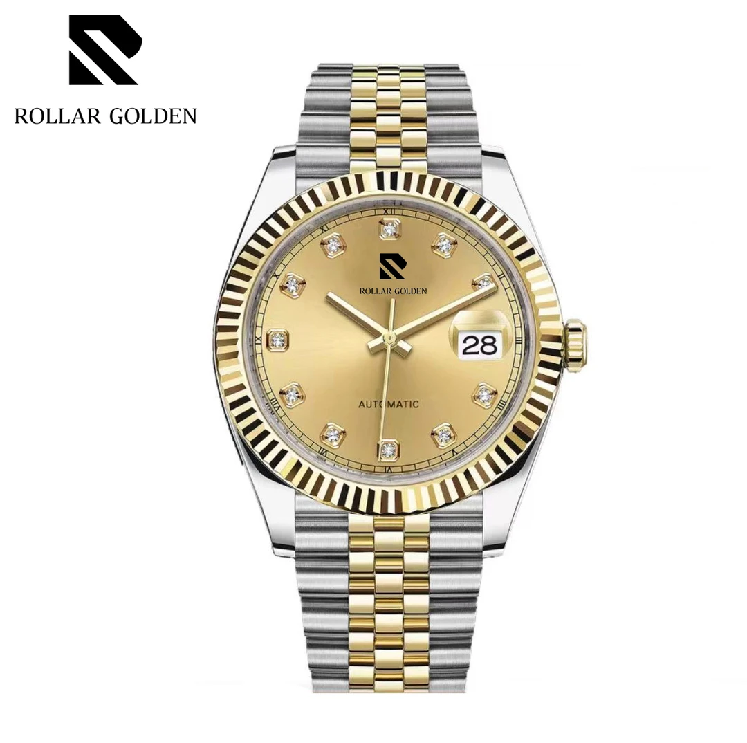 瑞士日志/真金真钻经典奢华全自动机械腕表-XC