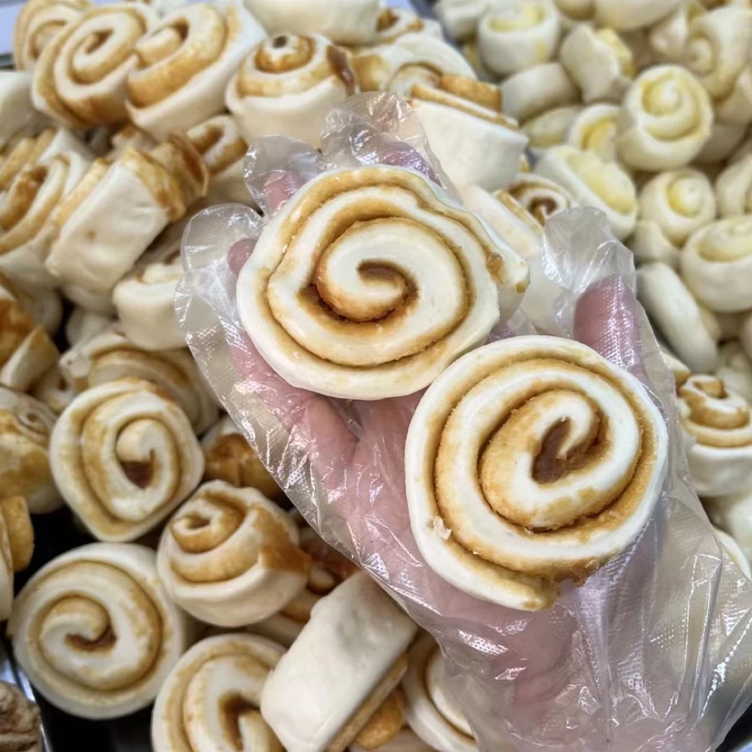 莲蓉卷 豆沙包 手工莲蓉包子