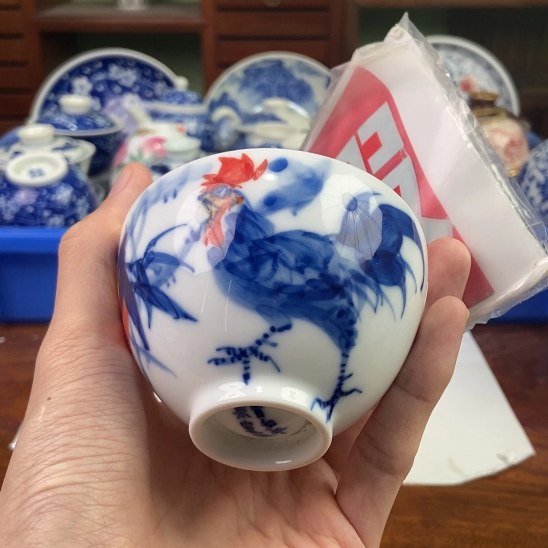 杯景德镇手绘陶瓷手绘