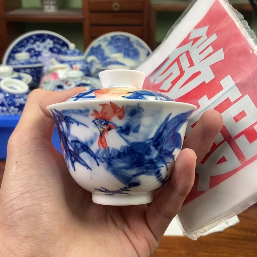 杯景德镇手绘陶瓷手绘