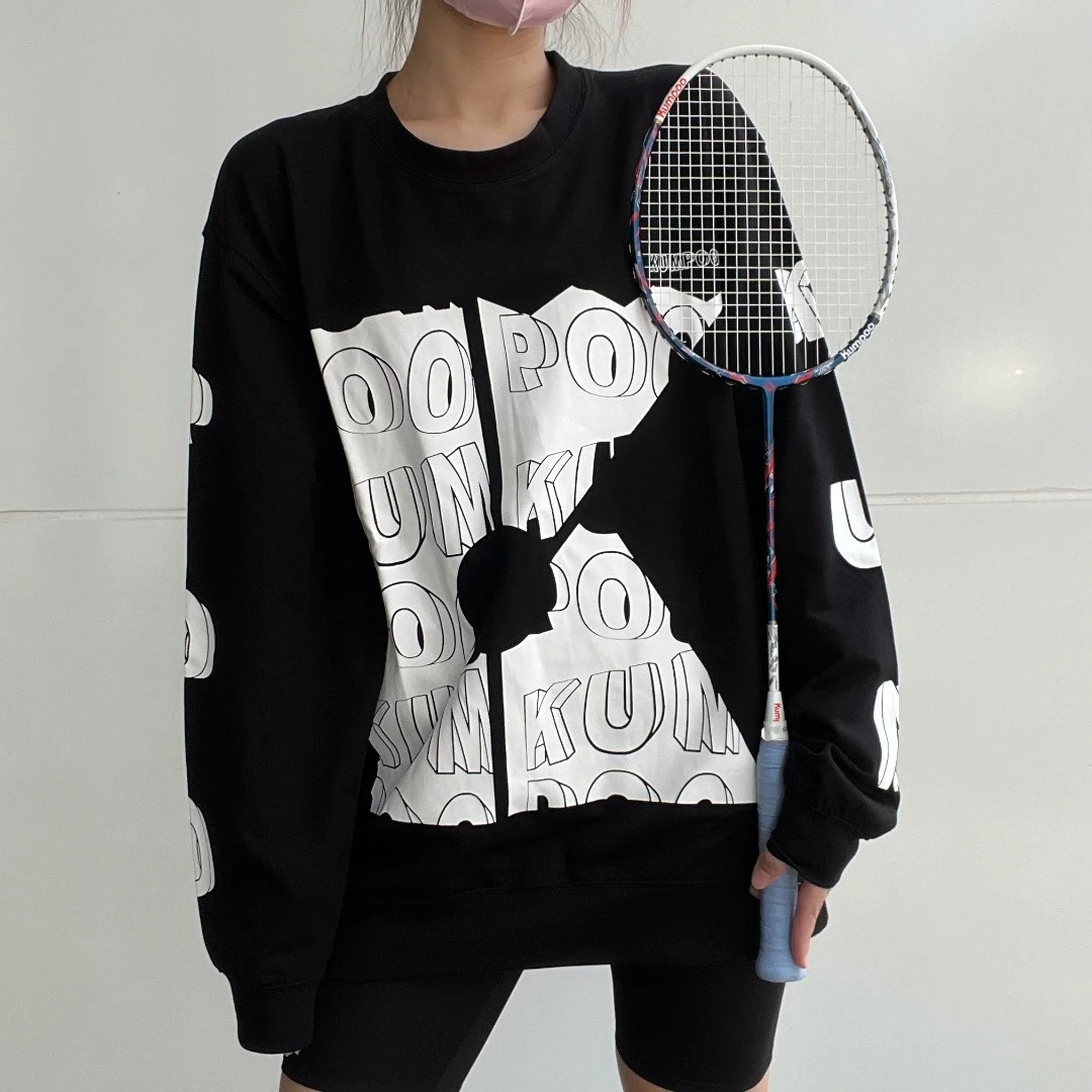 KUMPOO/薰风秋冬羽毛球服套装男女长袖运动套装排球乒乓网球卫衣