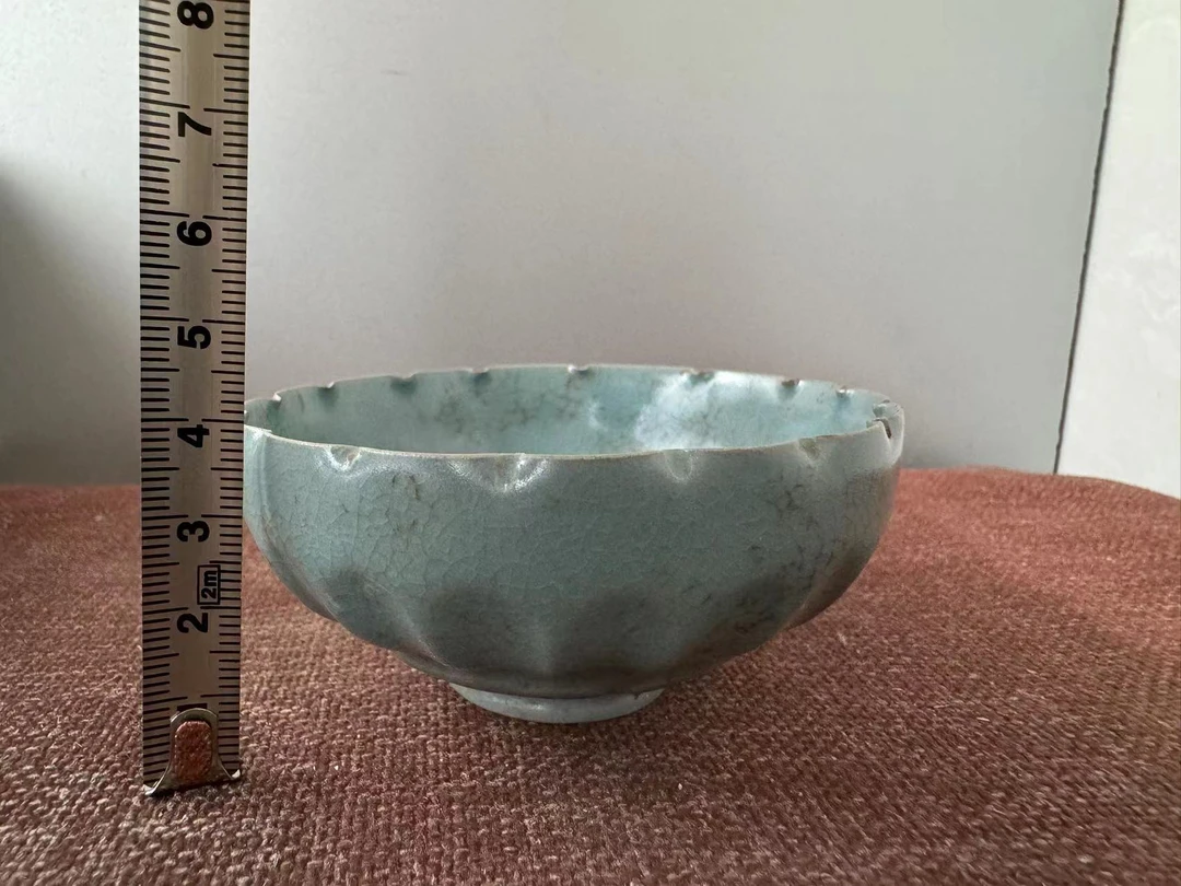 汝窑  天青色  茶碗