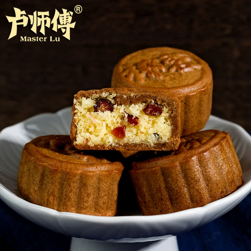 卢师傅巧克力蔓越莓椰蓉月饼糕点中秋网红美食健康散装好吃味道