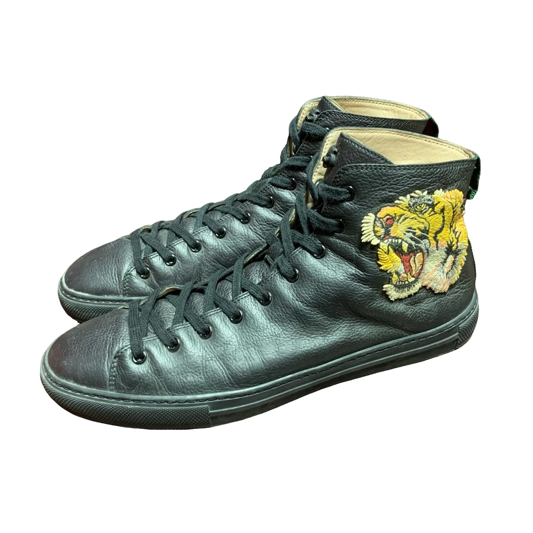 Gucci 虎头高帮板鞋 10.5码 成色很新
