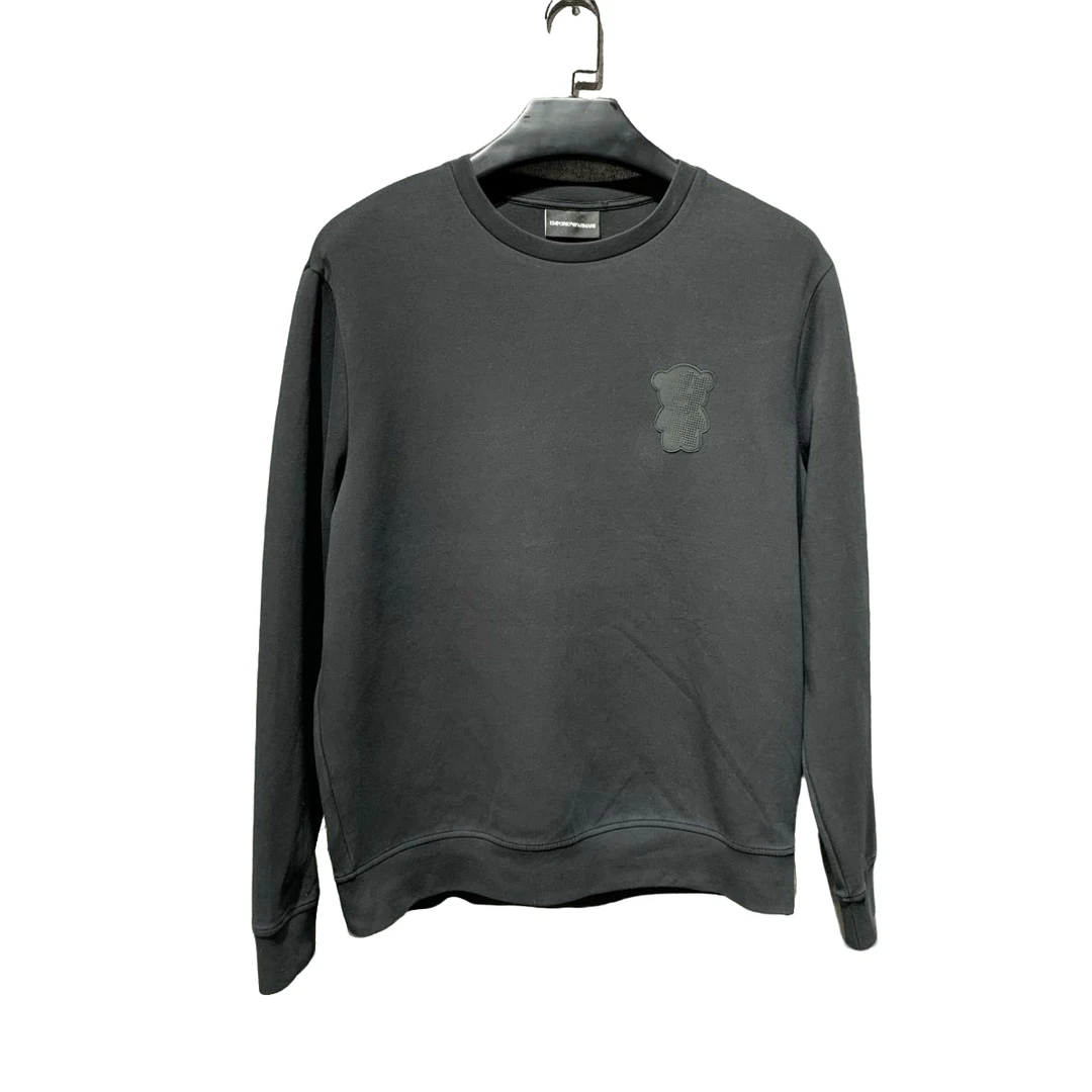 99新仅试穿/【Armani】阿玛尼 深色胸前小熊休闲长袖/L码 /公价5600