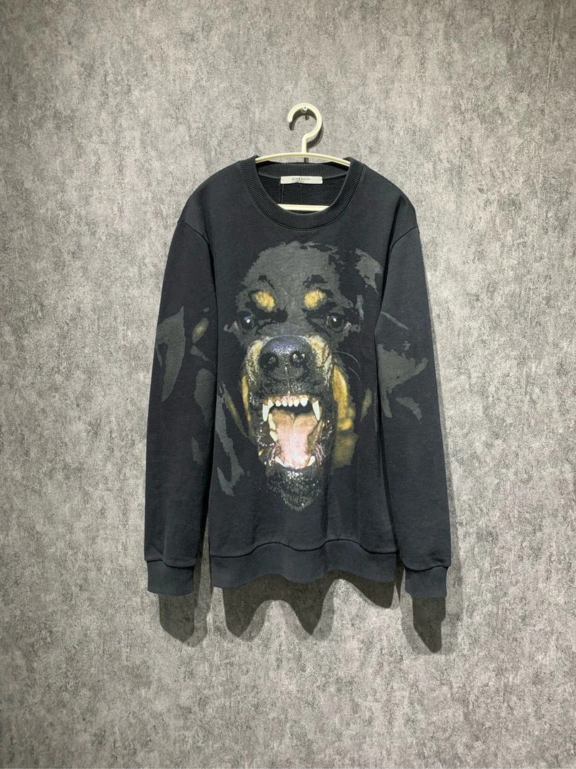 99新试穿/【Givenchy】黑色纪梵希狗头卫衣/S码 /公价6500