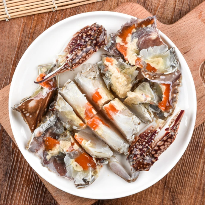 【舟山味】精品飞机红膏呛蟹 5两左右/只 食用咸蟹（生吃不可蒸煮）