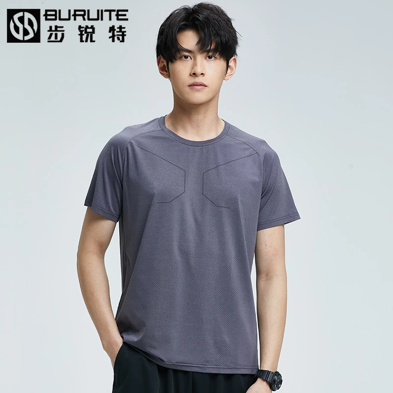 健身服男短袖透气速干训练服夏季宽松户外休闲运动T恤跑步上衣女