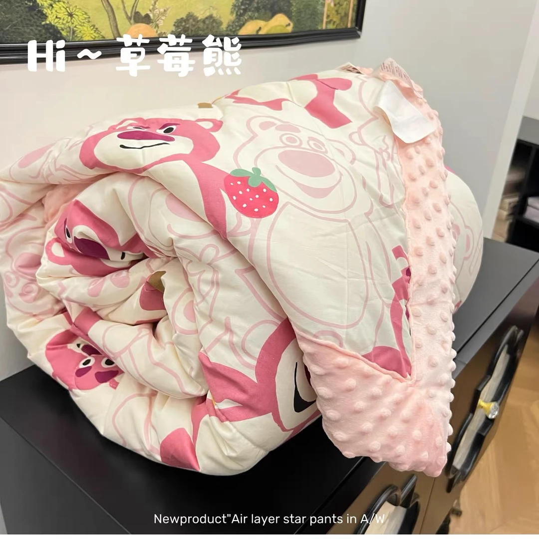 全棉保暖豆豆被懒人被