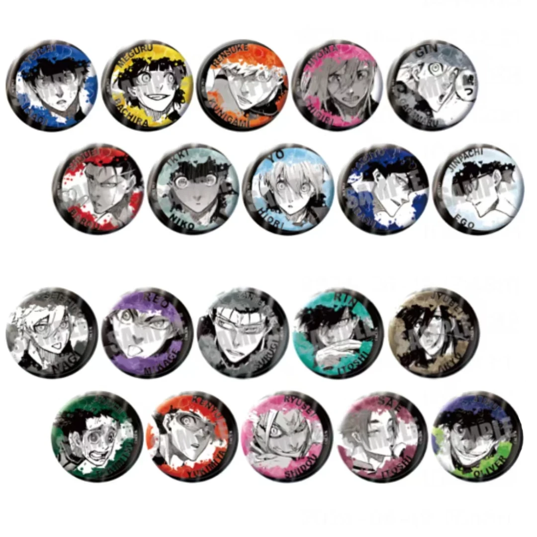 【蓝色监狱】蓝锁原画浮雕吧唧徽章AB款 盲盒代拆