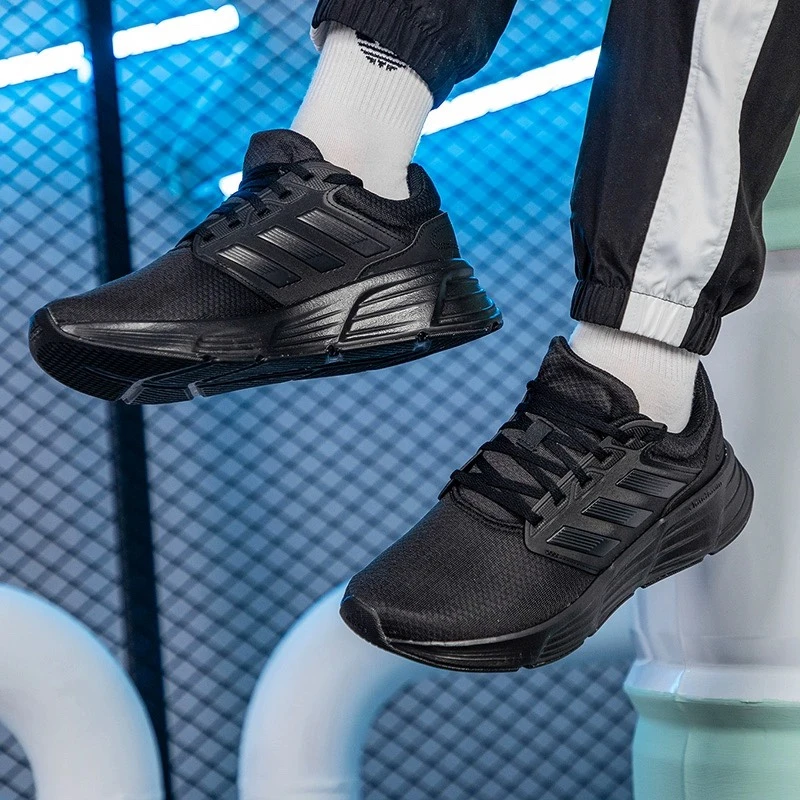 Adidas阿迪达斯GALAXY 6 M男子低帮舒适透气运动休闲跑步鞋GW4138